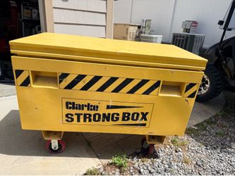 Clarke Strong Box 48” Steel Jobsite Chest on Wheels