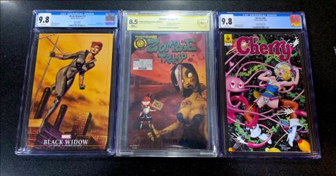 Lot Of 3 Cgc Cbcs Zombie Tramp Black Widow