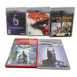 Lot of 5 Video Games PS3 different video games Nice Used Condition 👍