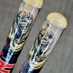 IRON MAIDEN all over Eddie Print Drum Stick
