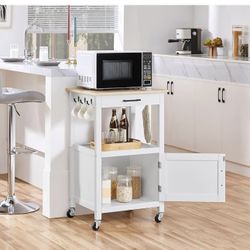Brand New Rolling Kitchen Island 