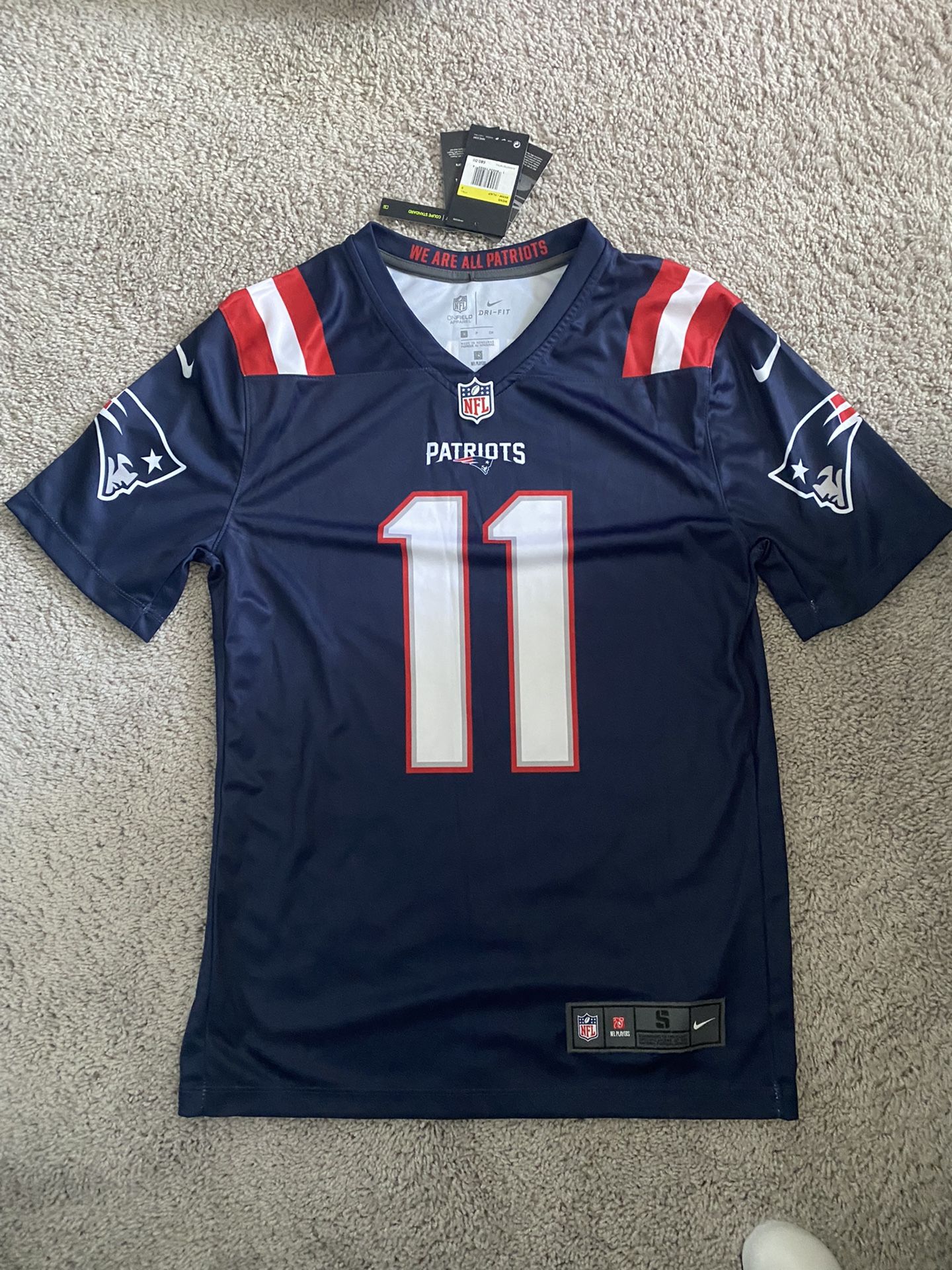 Nike Dri-fit New England Patriots Edelman Jersey 