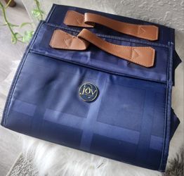 Joy Mangano Beauty Case Dark Blue Navy Make Up Bag