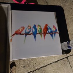 Colorful ART Bird Piece