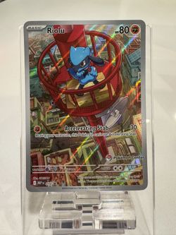 Pokemon TCG Riolu Pokemon Center Stamped Promo Card Mega Evolutions