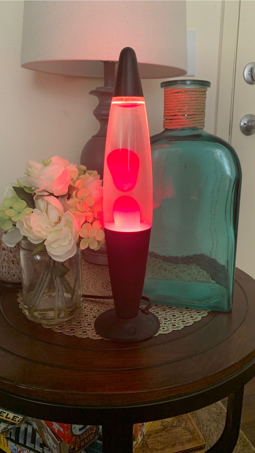 Red lava lamp