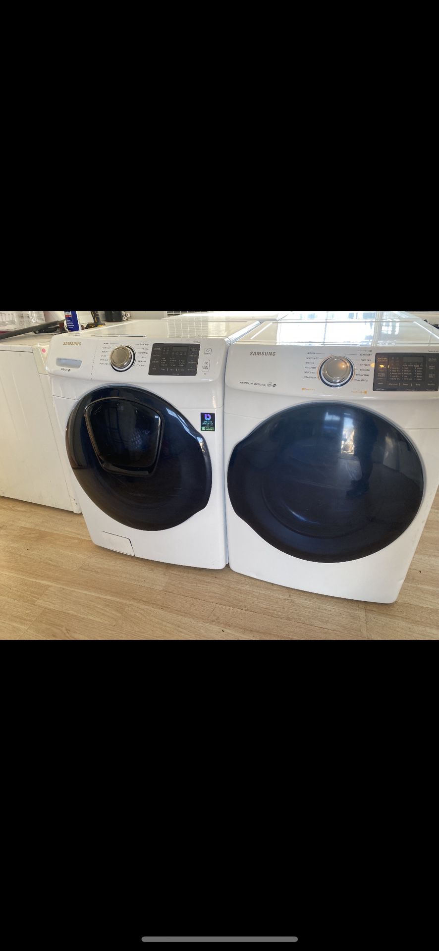 Samsung Add Wash  Washer And Gas Dryer  