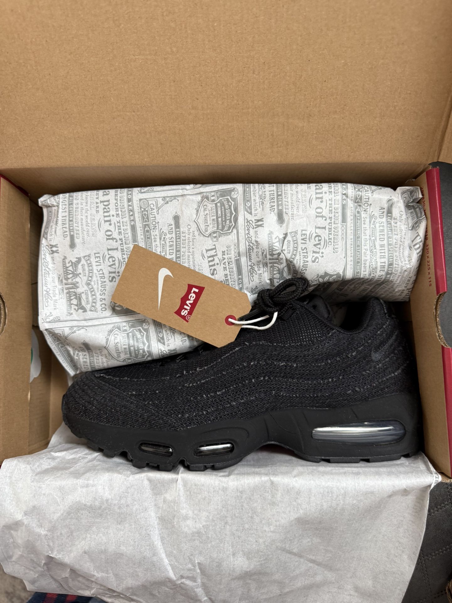 Nike Air Max 95 OG Levi's Black Sz 10.5 DS