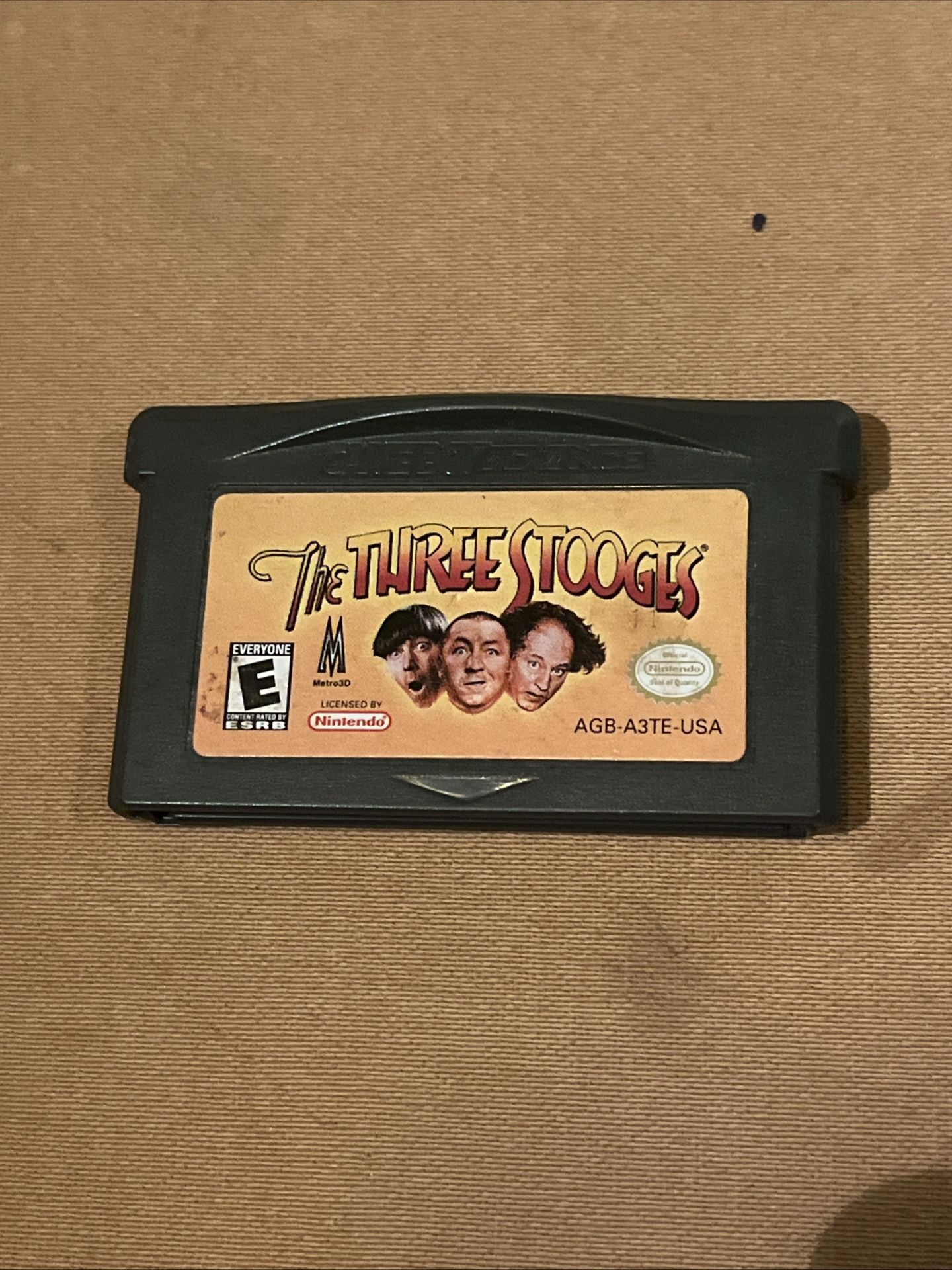 The Three Stooges (Nintendo Game Boy Advance, 2002) Authentic GBA Cartridge Only