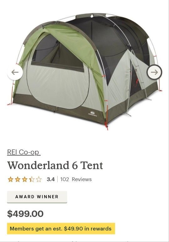 Tent 120x100x75 Kingdom 6 Rei Co Op