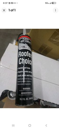 Case of 24 Roofers choice plastic roof cement new