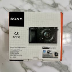 Sony Alpha α6000 24.3MP Digital SLR Camera + Kit with E PZ 16-50mm F3.5-5.6 OSS Kit