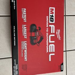 New  M18 Fuel Compact Band Saw And New Set Of Drills 