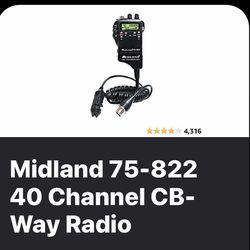 Midland 75-822 40 Channel CB Radio 