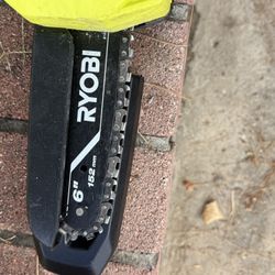 Ryobi Portable Mini Chain Saw! Without Battery
