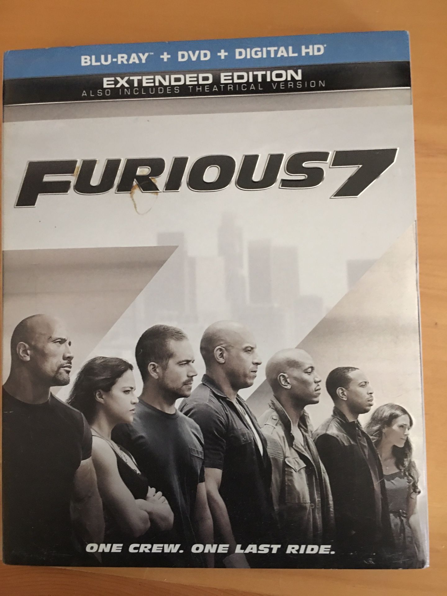 Furious 7 BluRay & DVD