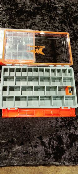Cash King waterproof air tight water type tackle box or for screws and hardware heavy duty both for $25