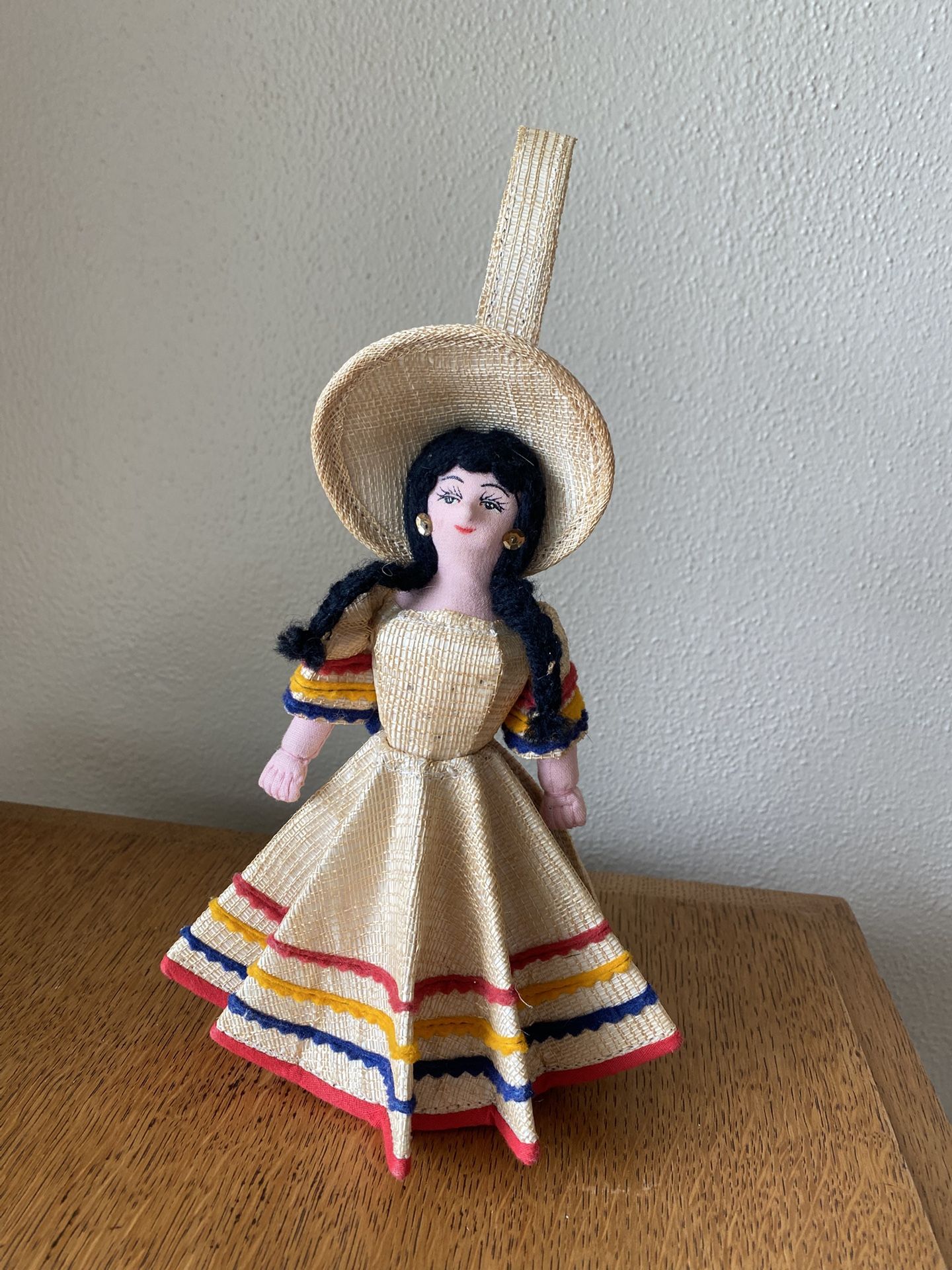 Vintage Mexican Doll Wrist Purse