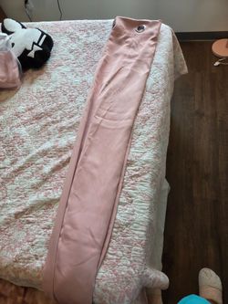 Pair Pink Curtains 52"W x 84"L