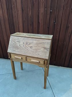 Oak Secretary Desk
