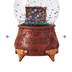 Taylor Swift Eras tour Piano Snow Globe