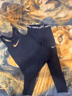 Nike Pro tank top and Leggings Set