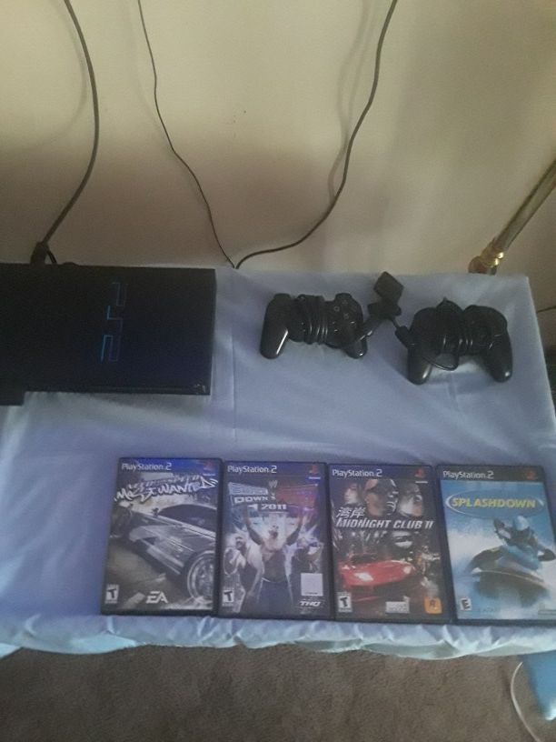PS2 w/ controllers games