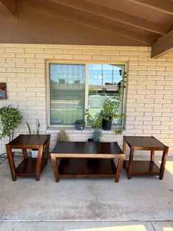 Coffee Table + 2 End Tables Set