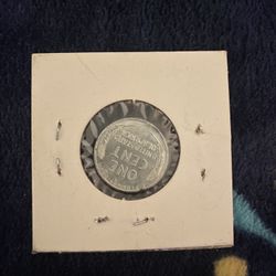 1943 Ms60 Silver Penny
