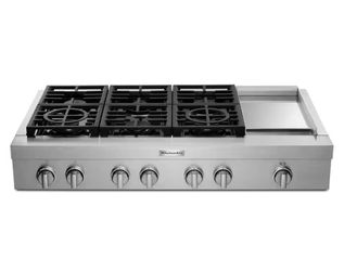 48 in. Gas Commercial Cooktop with 6-Burners in Stainless Steel