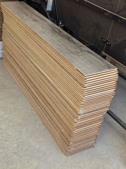 250ft² of Beautiful Gray Laminate Floors