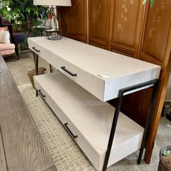 Modern Linen Console / Buffet Table