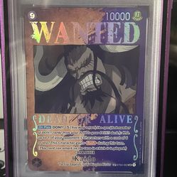 Kaido Wanted Alternate Art St04-003 PSA 10 Gem Mint