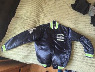 NFL Men's Seattle Seahawks 2013 Super Bowl 48 Champions Varsity Jacket