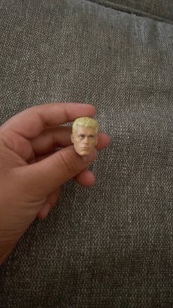 WWE action figure head