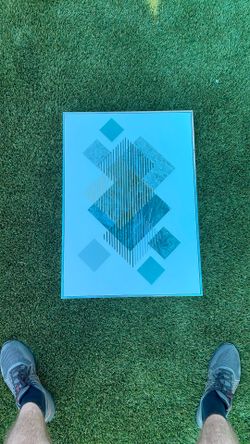 Hanging Wall Art With Metal Frame 28 X 20