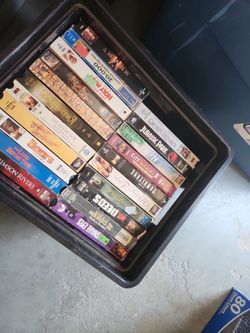 Movies cassettes each $1