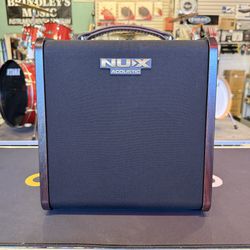 NUX Stageman II AC-80 80-watt Battery Powered Acoustic Guitar Amplifier NEW!