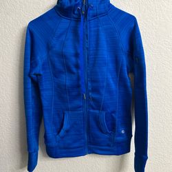 90 degree by reflex royal blue fleece hoodie