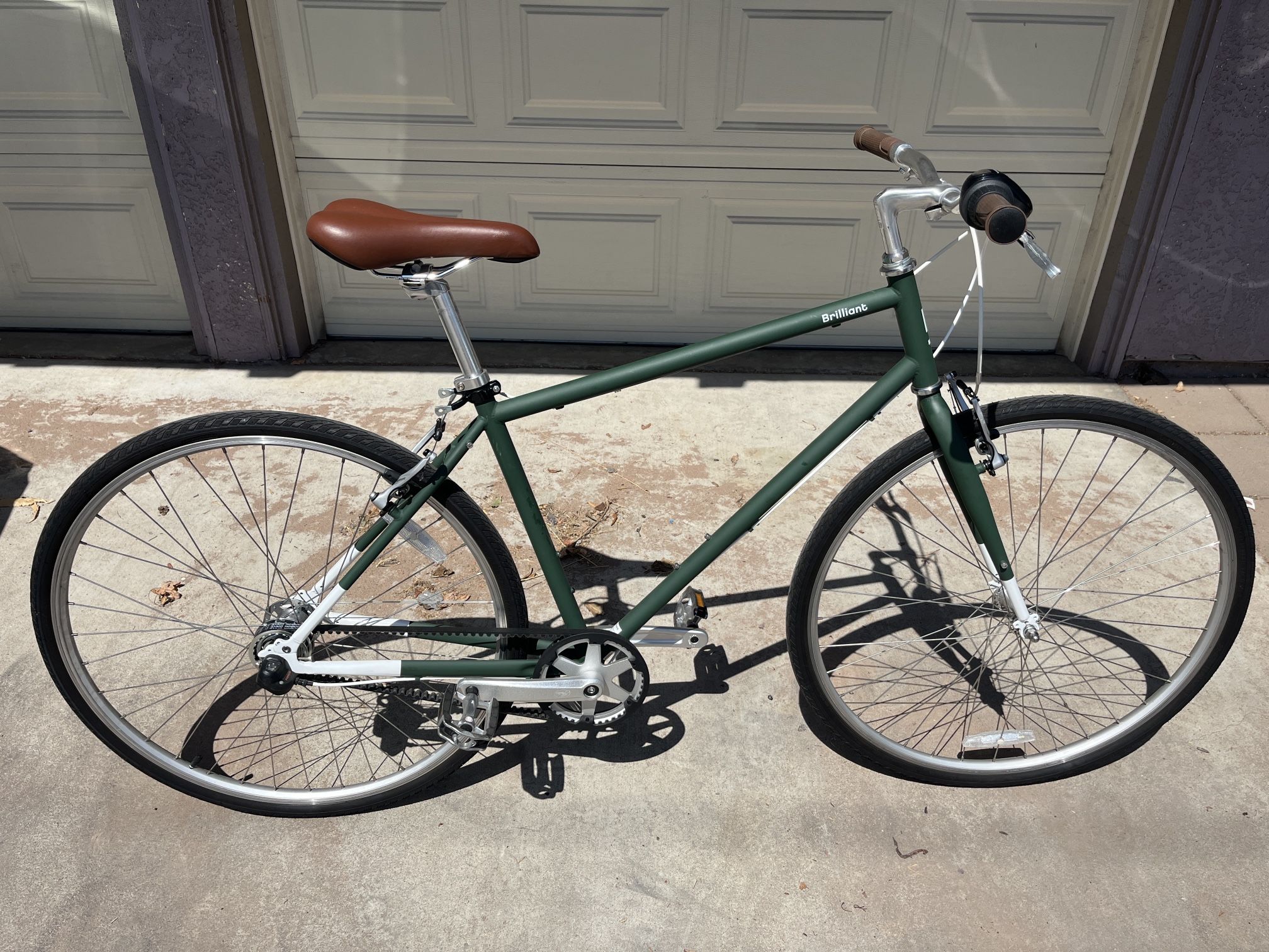 Brilliant Cooper: speed Geared Hub, Belt Drive, Steel Frame City