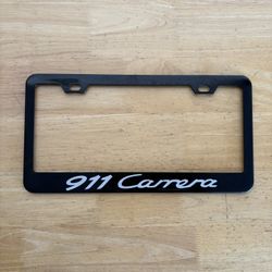Porsche 911 Carrera License Plat Frame