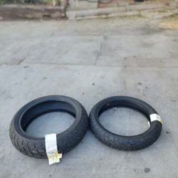 New Pirelli Motorcycle MT60 RS Dual Sport Front And Rear Tire 120/70 ZR 17- 180/55 ZR17 