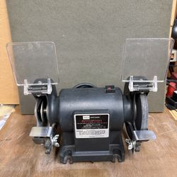 CRAFTSMAN 5” BENCH GRINDER 1/2 ARBOR 3450 RPM -USA-