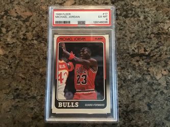 1988 fleer Michael jordan