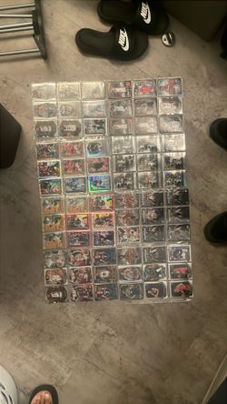 Topps chrome basketball and football cards