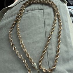 14k Gold Twisted Chain
