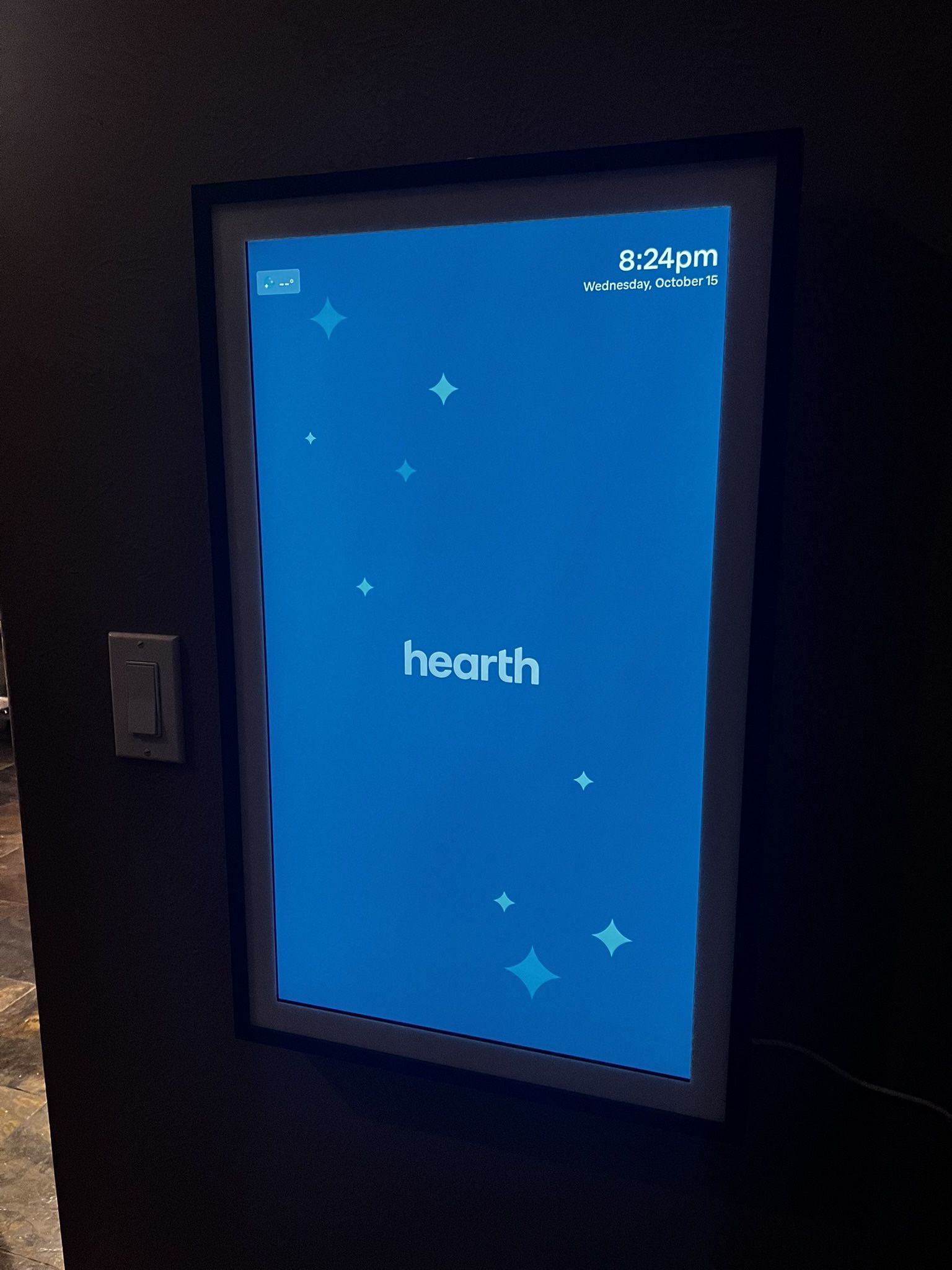 Like-New Hearth Display (27″ Family Command Center) — Sell or Trade