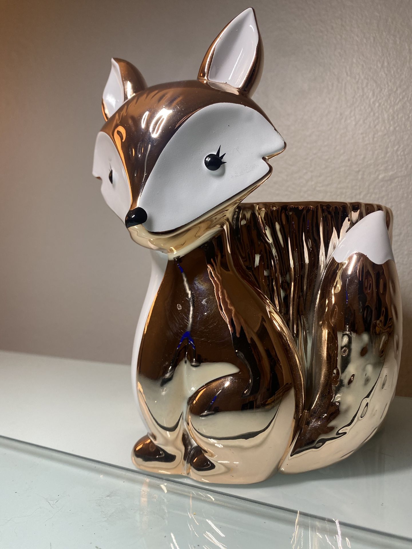 Bath And Body Works Fall Fox 3 Wick Candle Holder