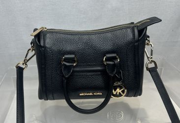 Michael Kors Black Pebbled Leather Handbag Crossbody