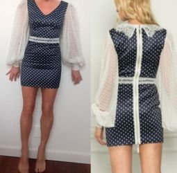 New with tags Bronx & Banco polka dot Mona dress 2/4